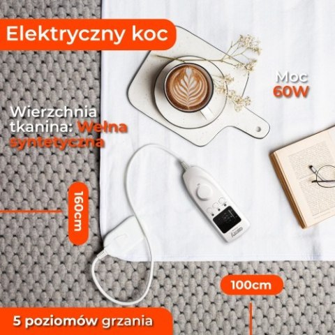 CR 7422 Elektryczny koc podkładowy z czasomierzem (1) CR 7422 Elektryczny koc podkładowy z czasomierzem (1)