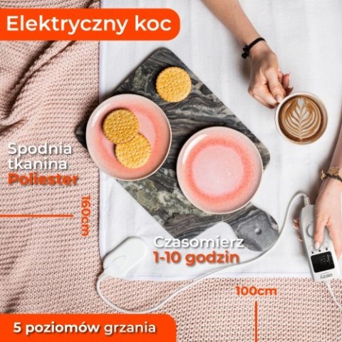 CR 7422 Elektryczny koc podkładowy z czasomierzem (1) CR 7422 Elektryczny koc podkładowy z czasomierzem (1)