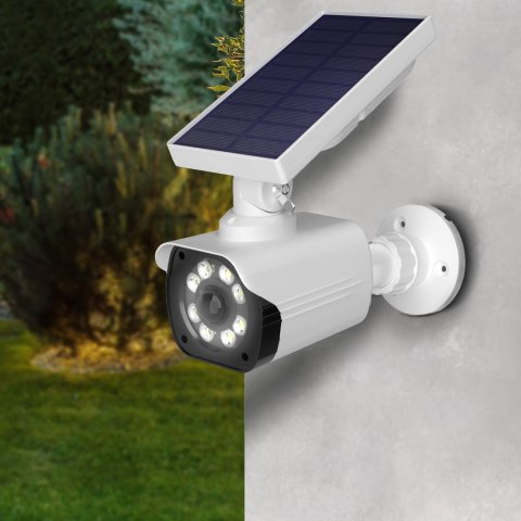 Solarna atrapa kamery, migająca dioda, czujnik ruchu, oświetlenie LED, naklejka gratis, SOL1800S Solarna atrapa kamery, migająca dioda, czujnik ruchu, oświetlenie LED, naklejka gratis, SOL1800S