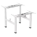 Biurko elektryczne podwójne regulacja wys. Ergo Office, max wys 128cm, max 125kg x2, bez blatu do pracy stojąco siedzącej (2 czę