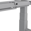 Biurko elektryczne podwójne regulacja wys. Ergo Office, max wys 128cm, max 125kg x2, bez blatu do pracy stojąco siedzącej (2 czę