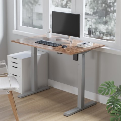 Biurko elektryczne regulacja wys. Ergo Office, max wys 123cm, max - 70 kg, bez blatu do pracy stojąco siedzącej, szare, ER-403G Biurko elektryczne regulacja wys. Ergo Office, max wys 123cm, max - 70 kg, bez blatu do pracy stojąco siedzącej, szare, ER-403G