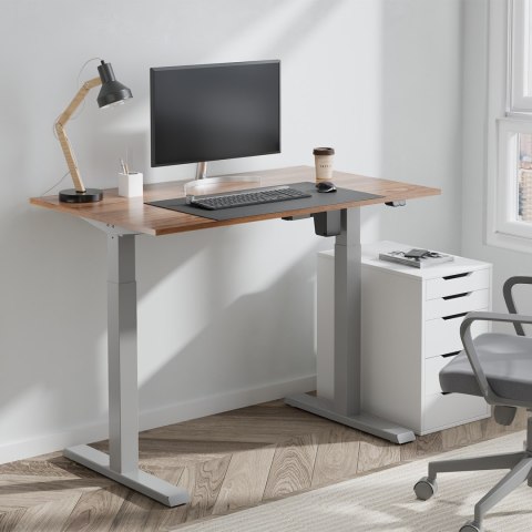 Biurko elektryczne regulacja wys. Ergo Office, max wys 123cm, max - 70 kg, bez blatu do pracy stojąco siedzącej, szare, ER-403G Biurko elektryczne regulacja wys. Ergo Office, max wys 123cm, max - 70 kg, bez blatu do pracy stojąco siedzącej, szare, ER-403G