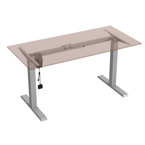 Biurko elektryczne regulacja wys. Ergo Office, max wys 123cm, max - 70 kg, bez blatu do pracy stojąco siedzącej, szare, ER-403G Biurko elektryczne regulacja wys. Ergo Office, max wys 123cm, max - 70 kg, bez blatu do pracy stojąco siedzącej, szare, ER-403G