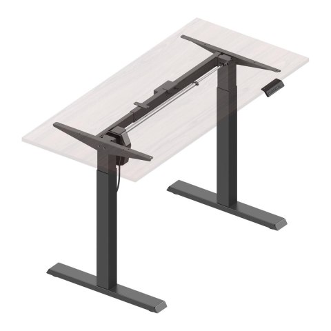 Biurko elektryczne z regulacją wys Ergo Office, szare, max wys 123cm , 80 kg - bez blatu, do pracy stojąco siedzącej, ER-433 Biurko elektryczne z regulacją wys Ergo Office, szare, max wys 123cm , 80 kg - bez blatu, do pracy stojąco siedzącej, ER-433