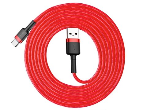 BASEUS Kabel USB Type C 2m (CATKLF-C09) Red+Red BASEUS Kabel USB Type C 2m (CATKLF-C09) Red+Red
