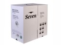 Kabel sieciowy SEVEN UTP CCA Solid 4x2 305m