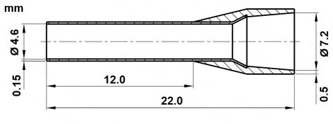 TULEJKA KABLOWA TUL-10/12/DIN-R*P100