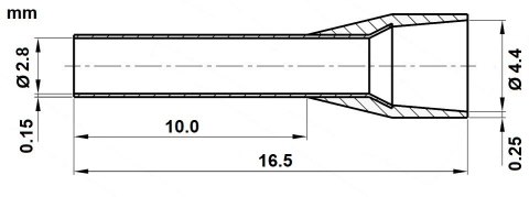 TULEJKA KABLOWA TUL-4/10/DIN-G*P100 TULEJKA KABLOWA TUL-4/10/DIN-G*P100