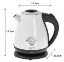 CR 1344 white Czajnik metalowy z termometrem 1,7l