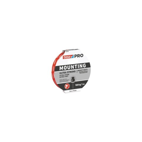 Taśma montaż.dwustr.pian.5m:19mm pro ultra strong Taśma montaż.dwustr.pian.5m:19mm pro ultra strong