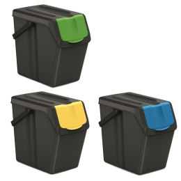 Kosz na śmieci Keden SORTI BOX - czarny recykling