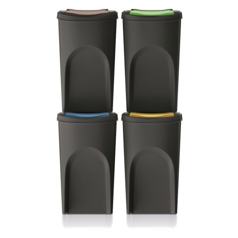 Kosz na śmieci Keden SORTI BOX - czarny recykling Kosz na śmieci Keden SORTI BOX - czarny recykling
