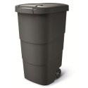 Kosz ogrodowy WHEELER 110 L - czarny recykling