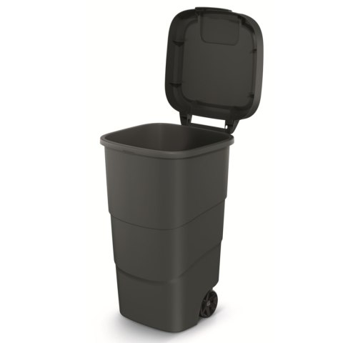 Kosz ogrodowy WHEELER 110 L - czarny recykling Kosz ogrodowy WHEELER 110 L - czarny recykling