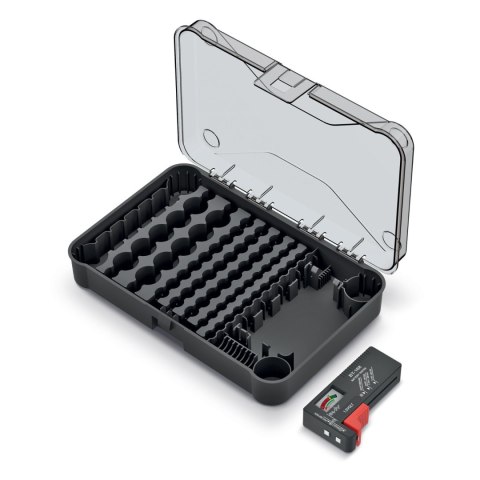 Organizer na baterie z testerem baterii Kistenberg Battery Box KBBT Organizer na baterie z testerem baterii Kistenberg Battery Box KBBT