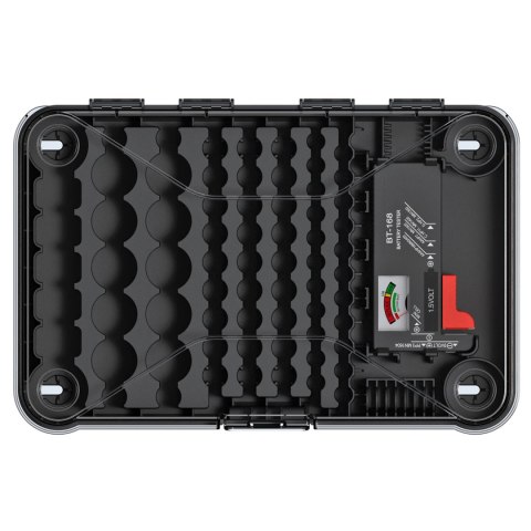 Organizer na baterie z testerem baterii Kistenberg Battery Box KBBT Organizer na baterie z testerem baterii Kistenberg Battery Box KBBT