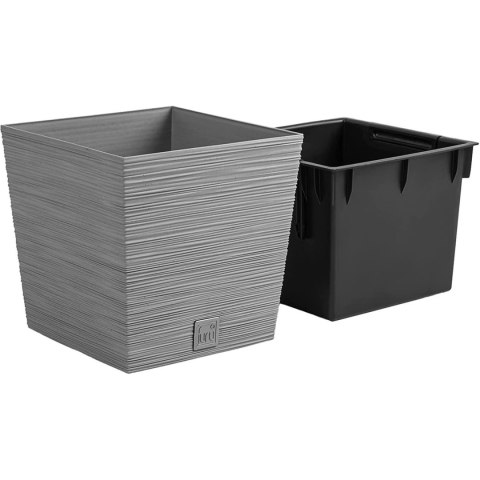 Doniczka FURU SQUARE LOW - beton Doniczka FURU SQUARE LOW - beton