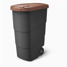 Kosz na śmieci WHEELER 90 L - brązowy
