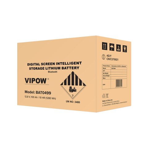 Akumulator LiFePO4 100Ah BMS Bluetooth. Akumulator LiFePO4 100Ah BMS Bluetooth.