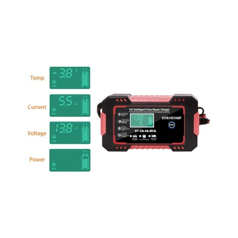 Prostownik automatyczny 12 V 6A E6165 Prostownik automatyczny 12 V 6A E6165