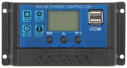 REGULATOR SOLARNY ŁADOWANIA AKUMULATORÓW SCC-30A-PWM-LCD-S2