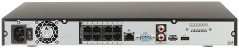 REJESTRATOR IP NVR4208-8P-EI 8 KANAŁÓW, 8 PoE WizSense DAHUA