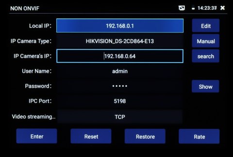 WIELOFUNKCYJNY TESTER CCTV CS-HB-45H WIELOFUNKCYJNY TESTER CCTV CS-HB-45H