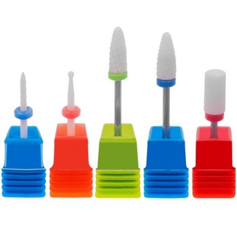 Frezy ceramiczne - zestaw 5szt. Frezy ceramiczne - zestaw 5szt.