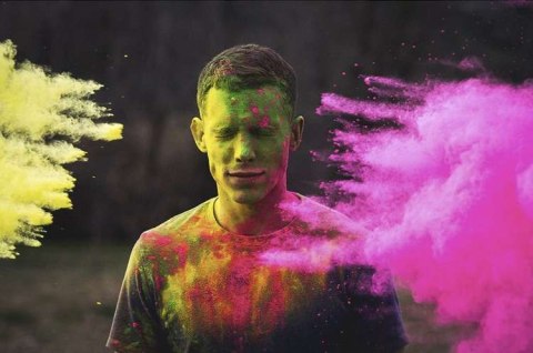 Kolorowy proszek Holi- zestaw 6x100g Kolorowy proszek Holi- zestaw 6x100g