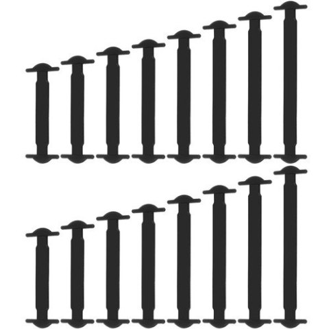 Sznurówki silikonowe- zestaw 16szt. 19933 Sznurówki silikonowe- zestaw 16szt. 19933