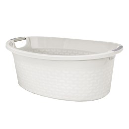 Miska owalna Cotton 60l. biel antyczna - 1460
