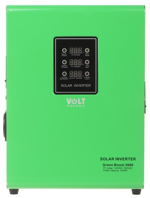 FALOWNIK FOTOWOLTAICZNY OFF-GRID DO ZASILANIA URZĄDZEŃ GRZEWCZYCH MPPT-3000/GREENBOOST VOLT Polska FALOWNIK FOTOWOLTAICZNY OFF-GRID DO ZASILANIA URZĄDZEŃ GRZEWCZYCH MPPT-3000/GREENBOOST VOLT Polska