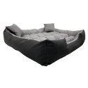 Legowisko dla psa ECCO 130x100 / 145x115 cm szaro-czarne