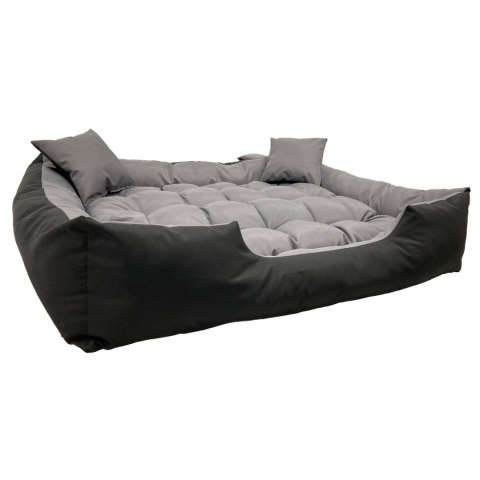 Legowisko dla psa ECCO 40x30 / 55x45 cm szaro-czarne Legowisko dla psa ECCO 40x30 / 55x45 cm szaro-czarne