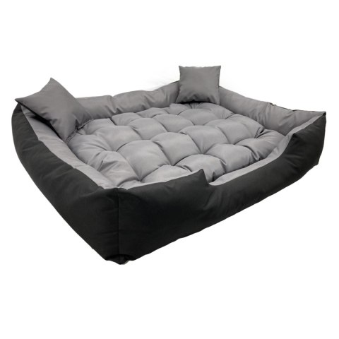 Legowisko dla psa ECCO 80x60 / 100x75 cm szaro-czarne Legowisko dla psa ECCO 80x60 / 100x75 cm szaro-czarne
