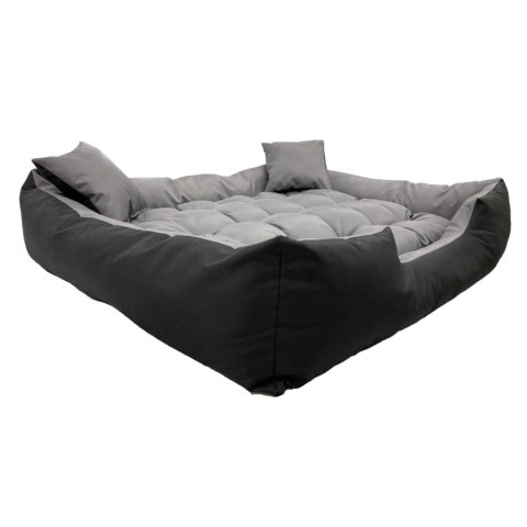 Legowisko dla psa ECCO 80x60 / 100x75 cm szaro-czarne Legowisko dla psa ECCO 80x60 / 100x75 cm szaro-czarne