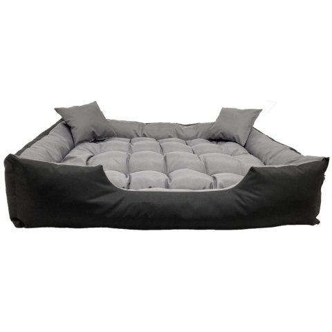 Legowisko dla psa ECCO 80x60 / 100x75 cm szaro-czarne Legowisko dla psa ECCO 80x60 / 100x75 cm szaro-czarne