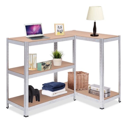 Regał magazynowy metalowy szafka 175 kg x5 180x90x40cm GreenBlue, ocynk, rozkładany, MDF, GB378 Regał magazynowy metalowy szafka 175 kg x5 180x90x40cm GreenBlue, ocynk, rozkładany, MDF, GB378