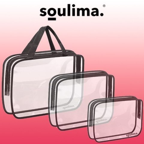 Kosmetyczka przezroczysta 3w1 Soulima 21448 Kosmetyczka przezroczysta 3w1 Soulima 21448