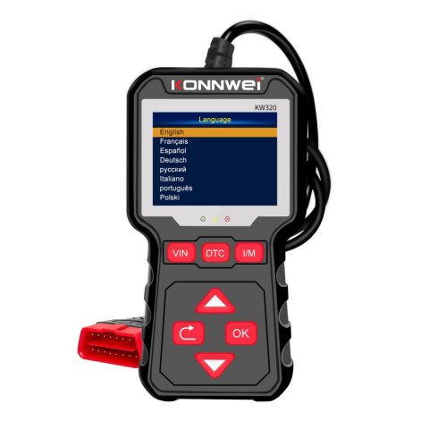 Miernik diagnostyczny, skaner OBD2 Konnwei KW320 Miernik diagnostyczny, skaner OBD2 Konnwei KW320