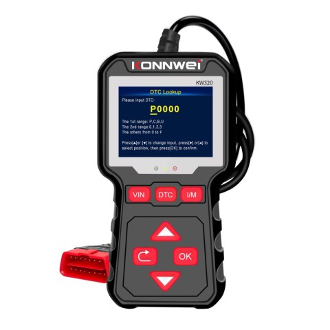 Miernik diagnostyczny, skaner OBD2 Konnwei KW320 Miernik diagnostyczny, skaner OBD2 Konnwei KW320