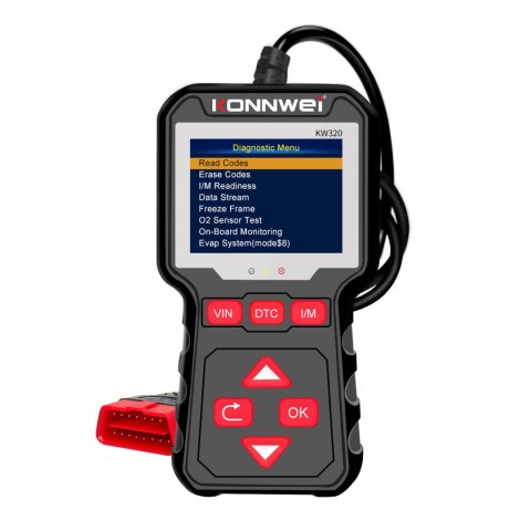 Miernik diagnostyczny, skaner OBD2 Konnwei KW320 Miernik diagnostyczny, skaner OBD2 Konnwei KW320