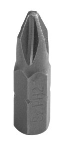 Końcówki wkrętakowe PH2 x 25 mm, 100 szt.