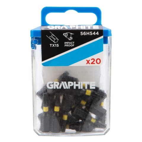 Bity udarowe TX15 x 25 mm, 20 szt. Bity udarowe TX15 x 25 mm, 20 szt.