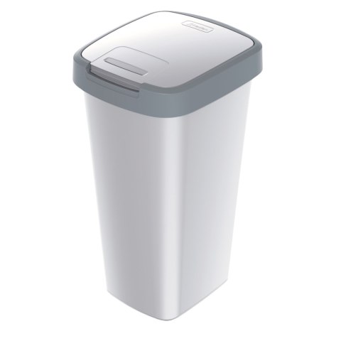 Kosz na śmieci COMPACTA Q - szary gładki / popiel 25l Keden Kosz na śmieci COMPACTA Q - szary gładki / popiel 25l Keden