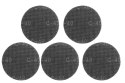 Siatka ścierna do gipsu na rzep 180 mm, K40, 5szt do szlifierki 59G263