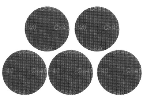Siatka ścierna do gipsu na rzep 180 mm, K40, 5szt do szlifierki 59G263 Siatka ścierna do gipsu na rzep 180 mm, K40, 5szt do szlifierki 59G263
