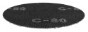 Siatka ścierna do gipsu na rzep 180 mm, K80, 5szt do szlifierki 59G263