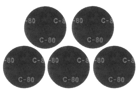 Siatka ścierna do gipsu na rzep 180 mm, K80, 5szt do szlifierki 59G263 Siatka ścierna do gipsu na rzep 180 mm, K80, 5szt do szlifierki 59G263